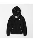 Go to logo tape full-zip hoodie